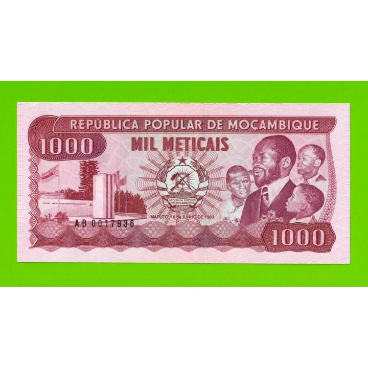 Мозамбик - 1000 метикалов - 1983 (AB) - UNC!!!