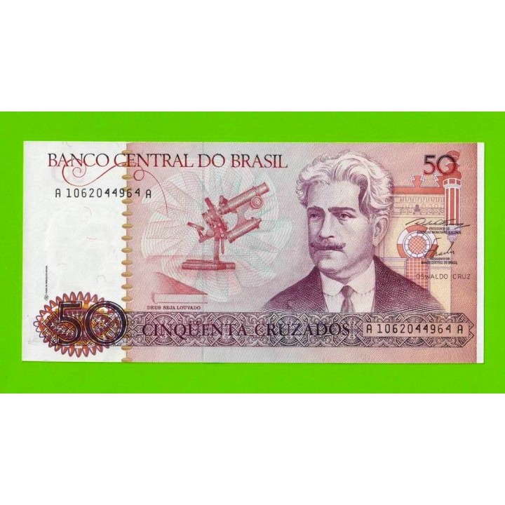 Бразилия - 50 крузадо - 1986 - UNC!!!