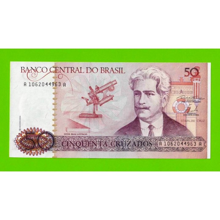 Бразилия - 50 крузадо - 1986 - UNC!!!