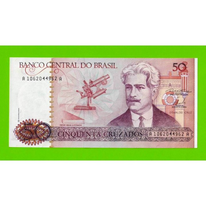 Бразилия - 50 крузадо - 1986 - UNC!!!