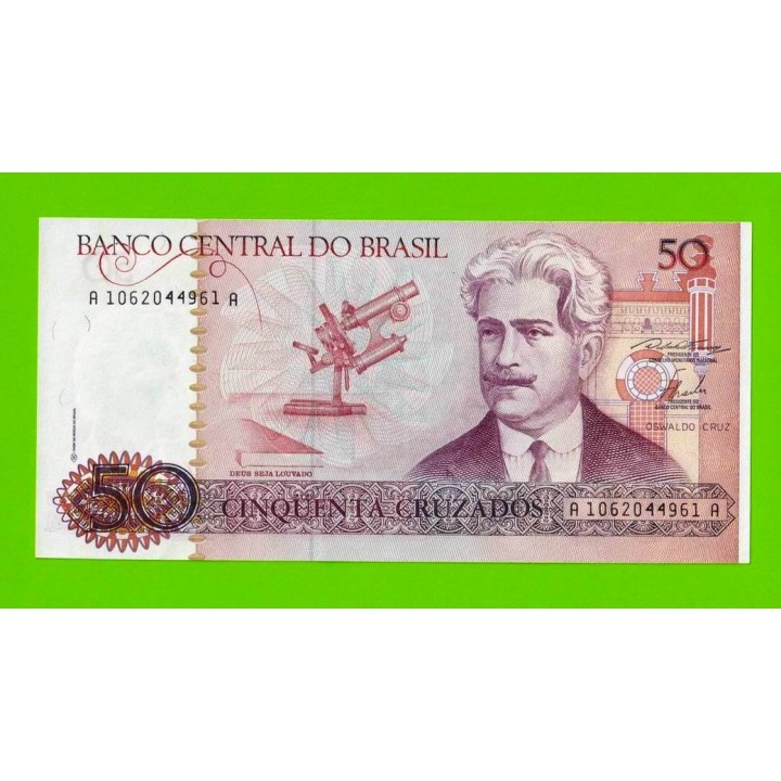 Бразилия - 50 крузадо - 1986 - UNC!!!