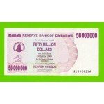 Зимбабве - 50000000 / 50 миллионов долларов - 2008 (AL)