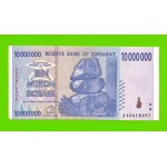 Зимбабве - 10000000 / 10 миллионов долларов - 2008 (AA)