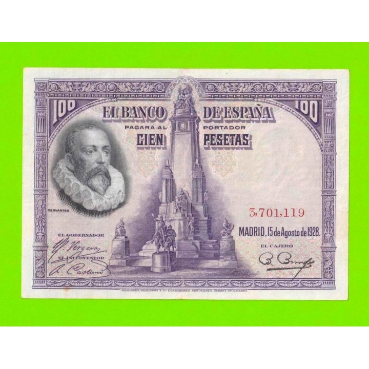 Испания - 100 песет - 1928
