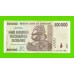 Зимбабве - 500000 долларов - 2008 (AA)