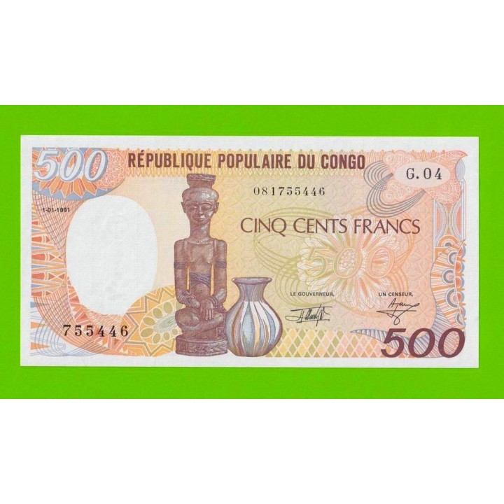Конго - 500 франков - 1991 - UNC!!!