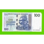 Зимбабве - 100 долларов - 2007 (AB)