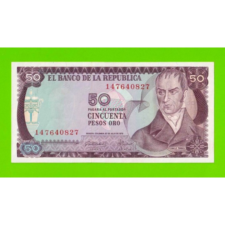 Колумбия - 50 песо - 1973 - UNC!!!