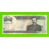 Доминикана - 10 песо - 2002 - UNC!!!