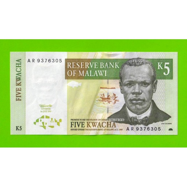 Малави - 5 квач - 1997 - UNC!!!