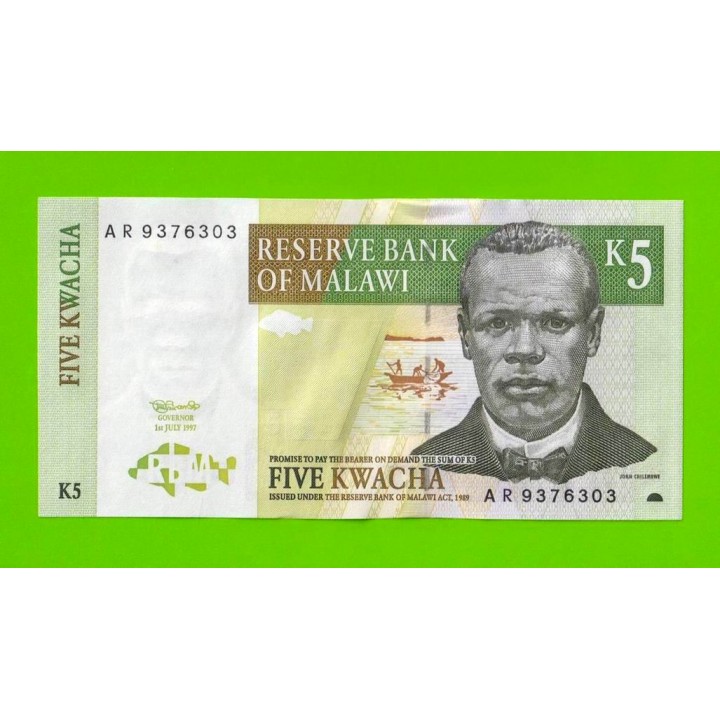 Малави - 5 квач - 1997 - UNC!!!