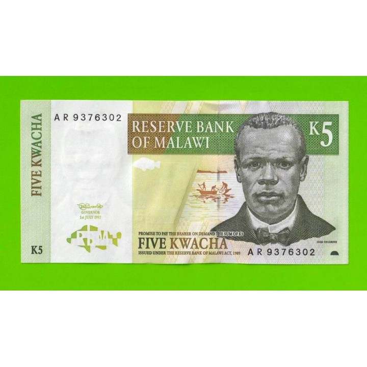 Малави - 5 квач - 1997 - UNC!!!