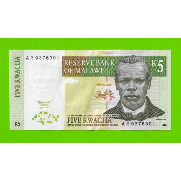 Малави - 5 квач - 1997 - UNC-!!!