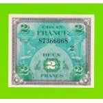 Франция - 2 франка - 1944 - UNC!!!