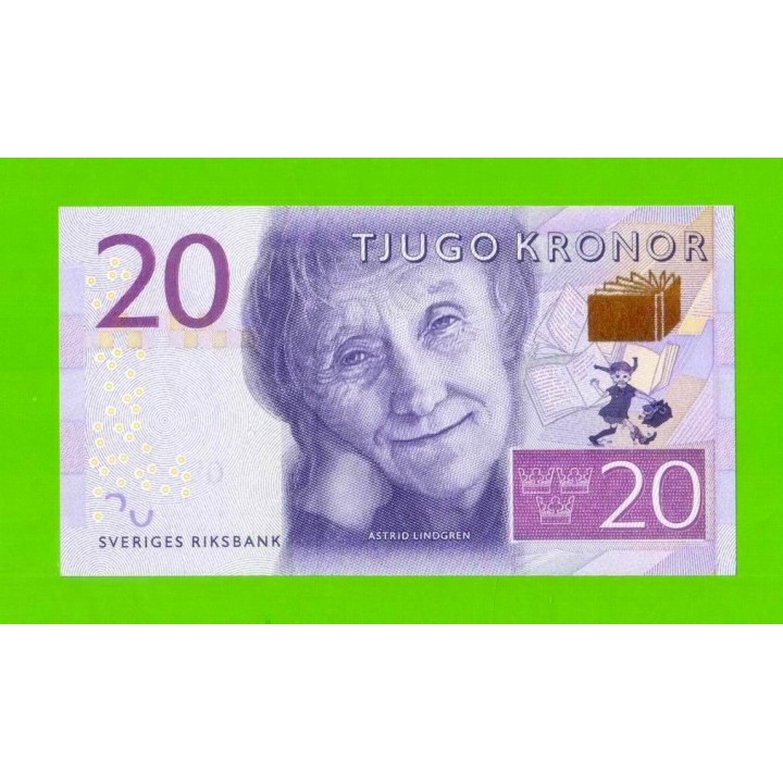Швеция - 20 крон - 2015 - UNC!!!