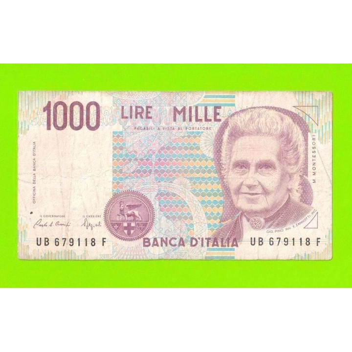 Италия - 1000 лир - 1990