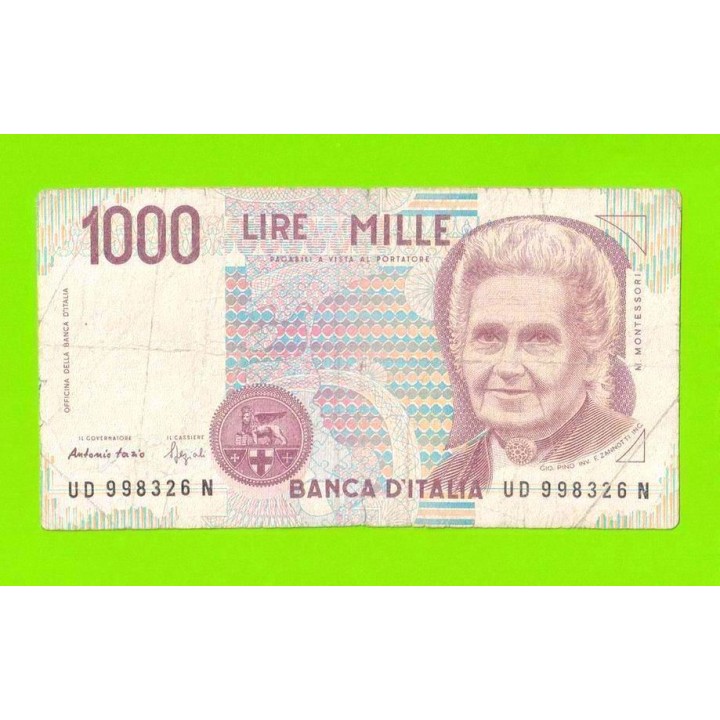 Италия - 1000 лир - 1990