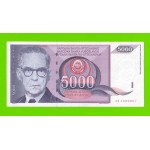 Югославия - 5000 динаров - 1991 (AB)