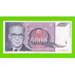 Югославия - 5000 динаров - 1991 (AA)