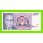 Югославия - 5000 динаров - 1991 (AA)