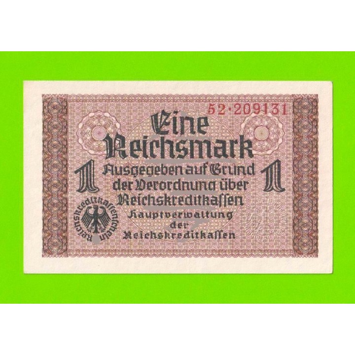 Германия - 1 рейхсмарка / марка - 1939 - XF+!!!