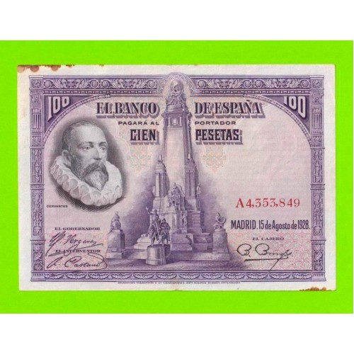 Испания - 100 песет - 1928