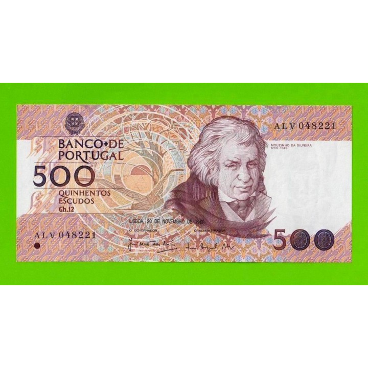 Португалия - 500 эскудо - 1987 - UNC!!!