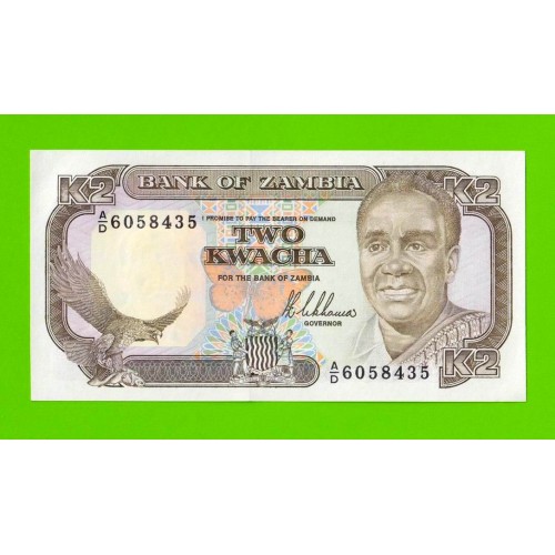 Замбия - 2 квачи - 1989 - UNC!!!