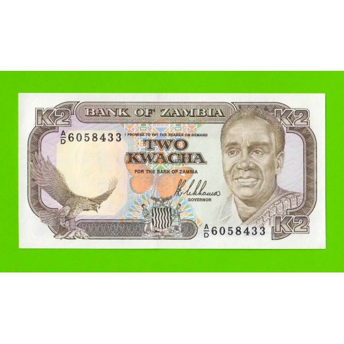 Замбия - 2 квачи - 1989 - UNC!!!