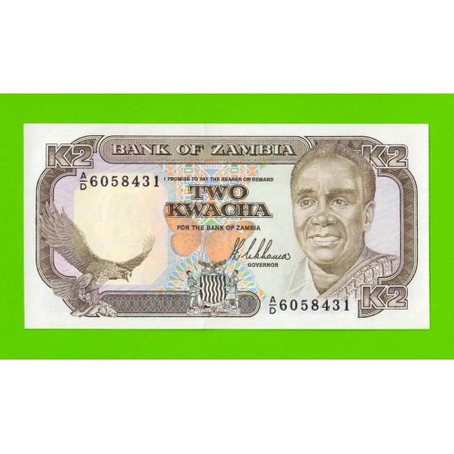 Замбия - 2 квачи - 1989 - UNC!!!