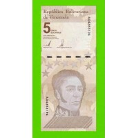 Венесуэла - 5 боливаров - 2021 (A) - UNC!!!
