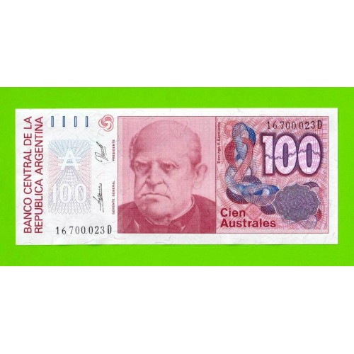 Аргентина - 100 аустралей - 1985 (D) - UNC-!!!