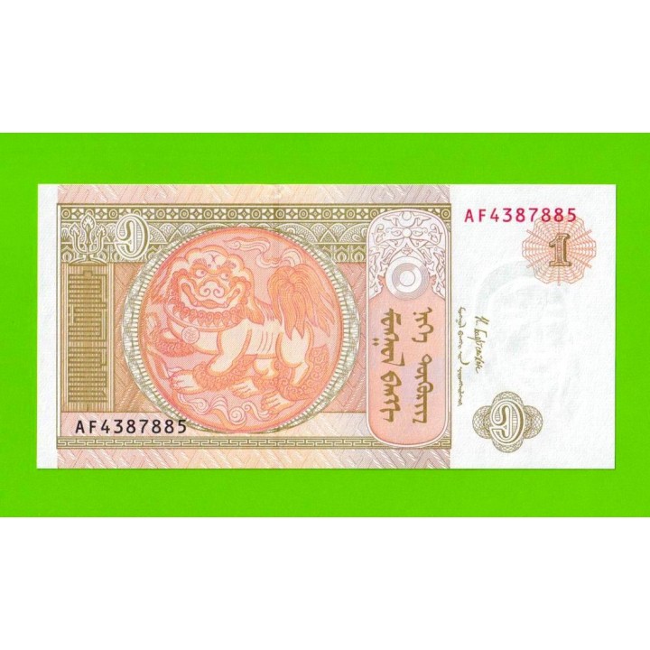 Монголия - 1 тугрик - 2019 (АF) - UNC!!!