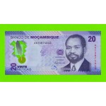 Мозамбик - 20 метикалов - 2024 (AA) - Полимер - UNC!!!