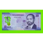 Мозамбик - 20 метикалов - 2024 (AA) - Полимер - UNC!!!