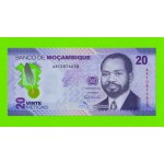 Мозамбик - 20 метикалов - 2024 (AA) - Полимер - UNC!!!