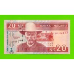 Намибия - 20 долларов - 2002 - UNC!!!