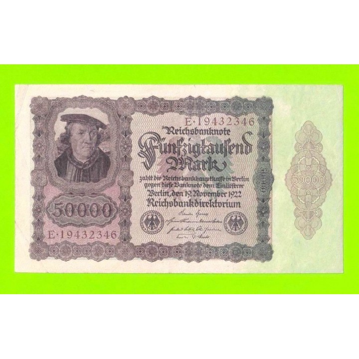 Германия - 50000 марок - 1922 - Тип 1 (DEU-89)