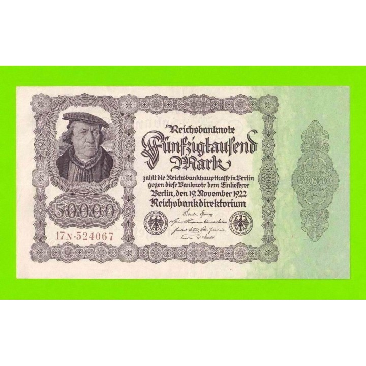 Германия - 50000 марок - 1922 - Тип 2 (DEU-90d)