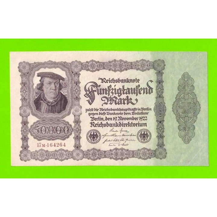 Германия - 50000 марок - 1922 - Тип 2 (DEU-90d)