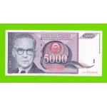 Югославия - 5000 динаров - 1991 (AA)