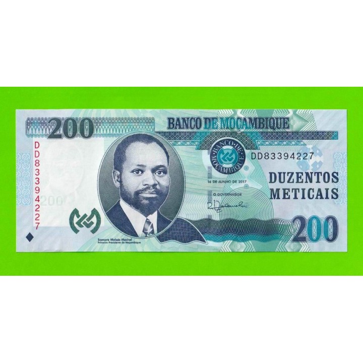 Мозамбик - 200 метикалов - 2017 (DD) - UNC!!!