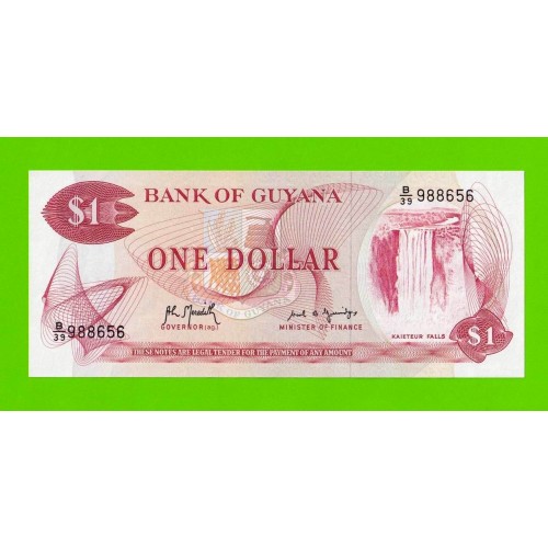 Гайана - 1 доллар - 1992 - UNC!!!
