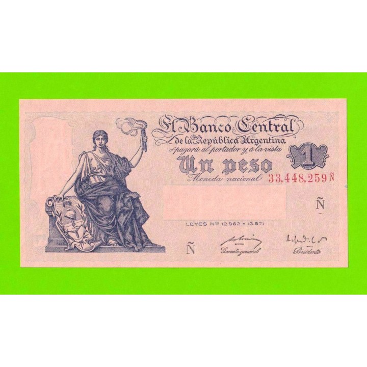 Аргентина - 1 песо - 1951 / 1952 (N) - aUNC!!!