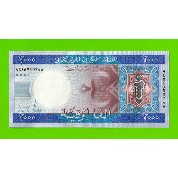 Мавритания - 2000 угий - 2011 - UNC!!!
