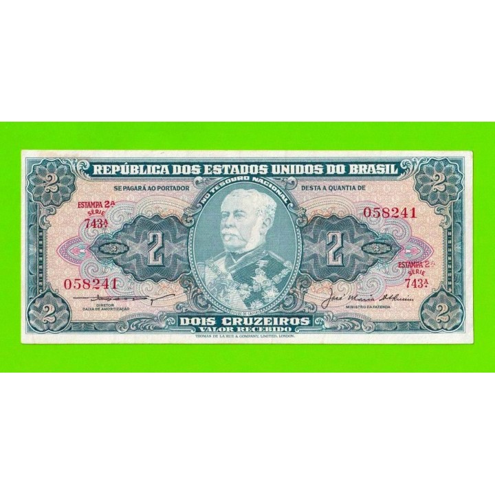 Бразилия - 2 крузейро - 1955