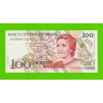 Бразилия - 100 новых крузадо - 1989 - UNC!!!