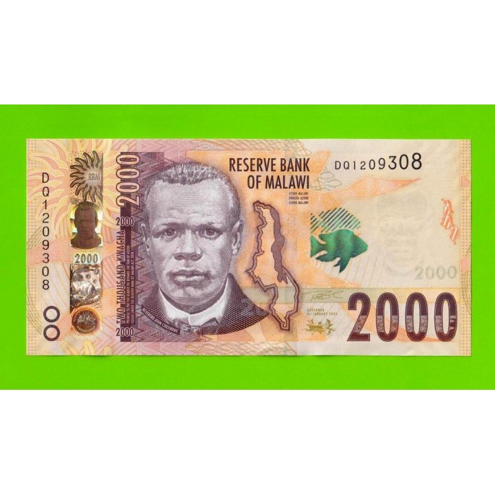 Малави - 2000 квач - 2024 - UNC!!!
