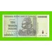Зимбабве - 10000000000000 / 10 триллионов долларов - 2008 (AA) - UNC!!!