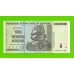 Зимбабве - 10000000000000 / 10 триллионов долларов - 2008 (AA) - UNC!!!